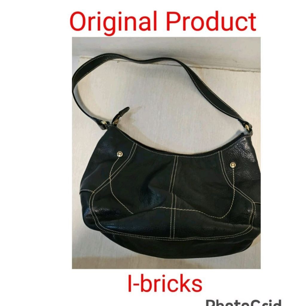 Tas Aigner Preloved Original Shoulder Bag Black
