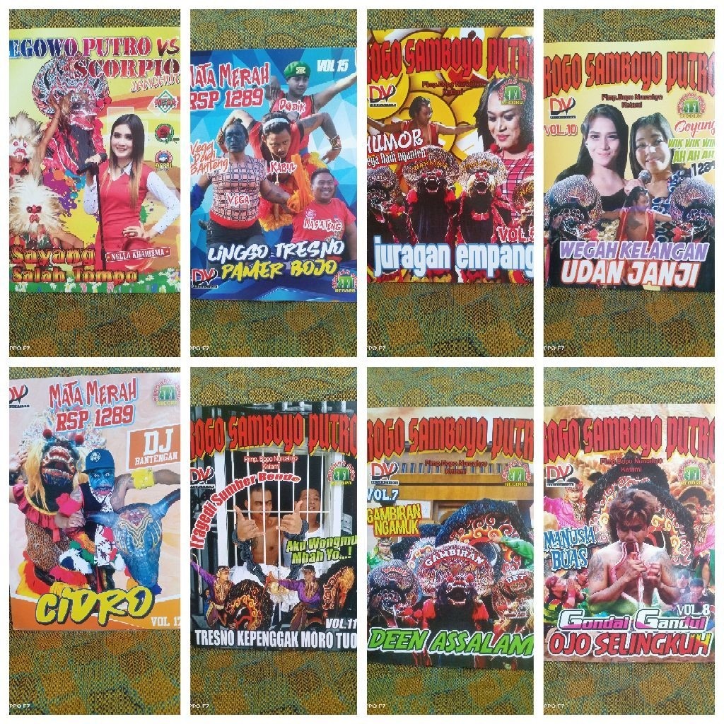 KASET VCD JARANAN 8 MACAM VOL 1 RANDOM
