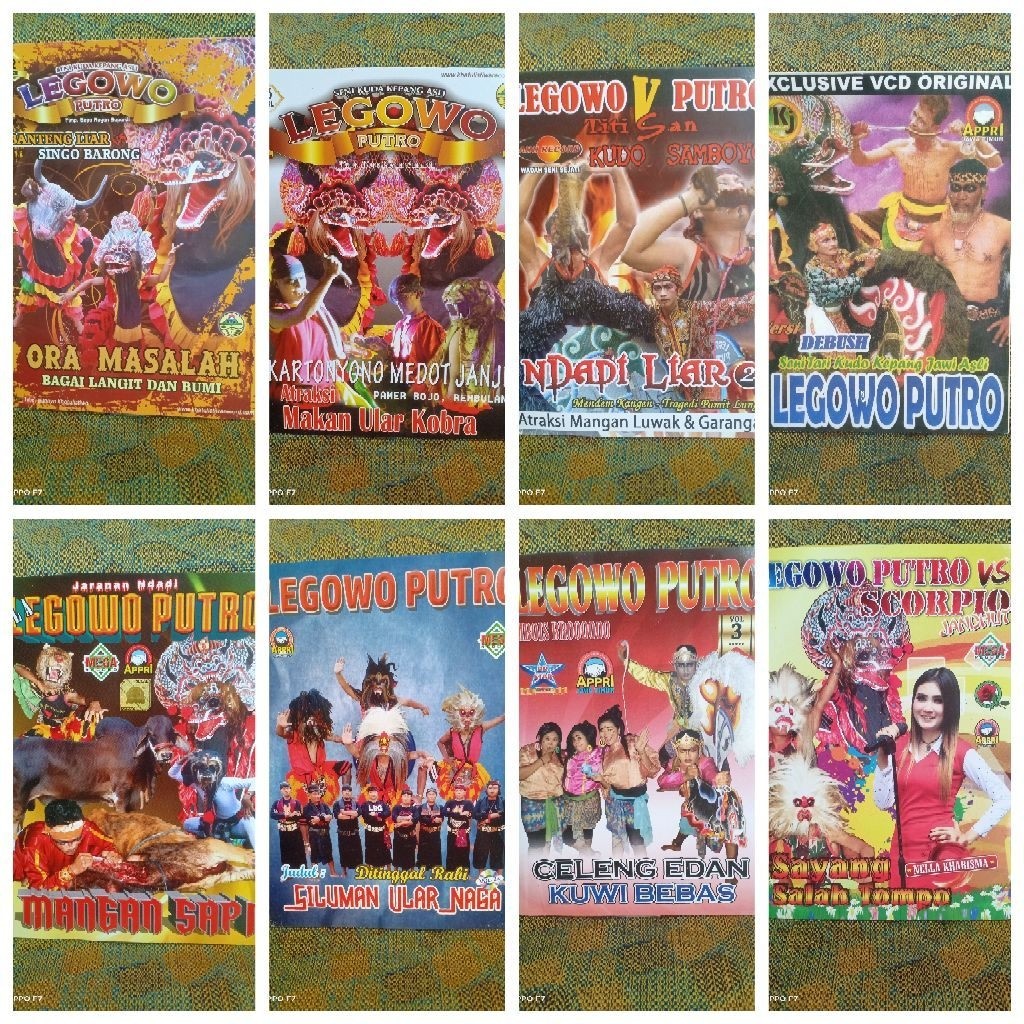 KASET VCD JARANAN 8 MACAM VOL 2 RANDOM