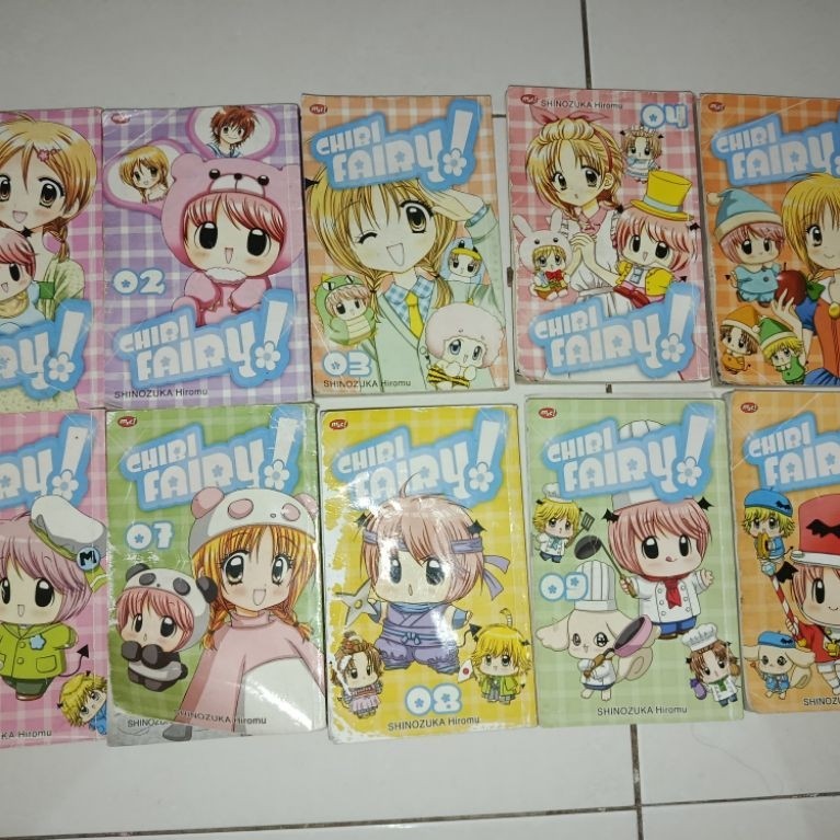 chibi fairy komik cantik se set preloved