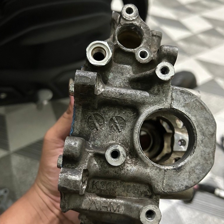 Blok head vario 150 Porting poliss second