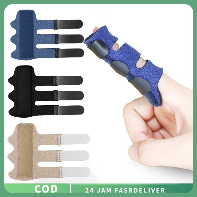 Finger Splint Penyangga Jari Tangan 3 Band Splint Finger Nyaman Dan Bernapas Hand Splint Finger
