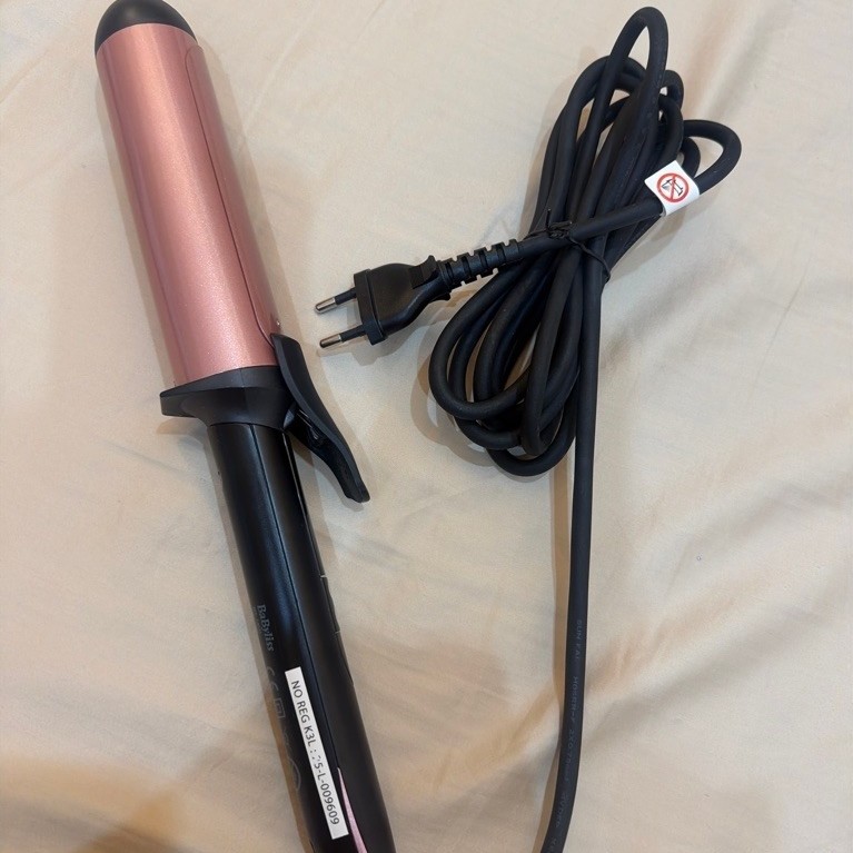 Preloved 99,9% like new curling iron babyliss original 1000% size 38cm