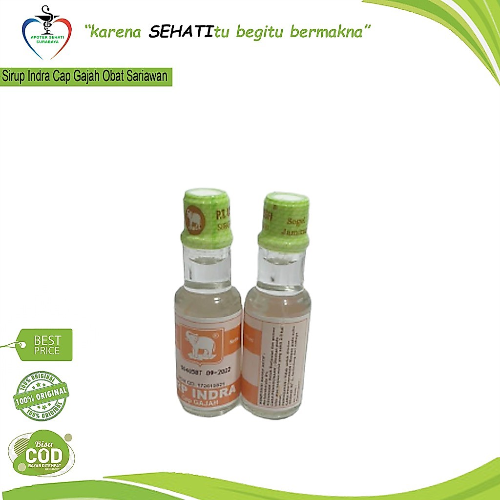 SIRUP SIROP INDRA CAP GAJAH OBAT SARIAWAN ANAK BAYI