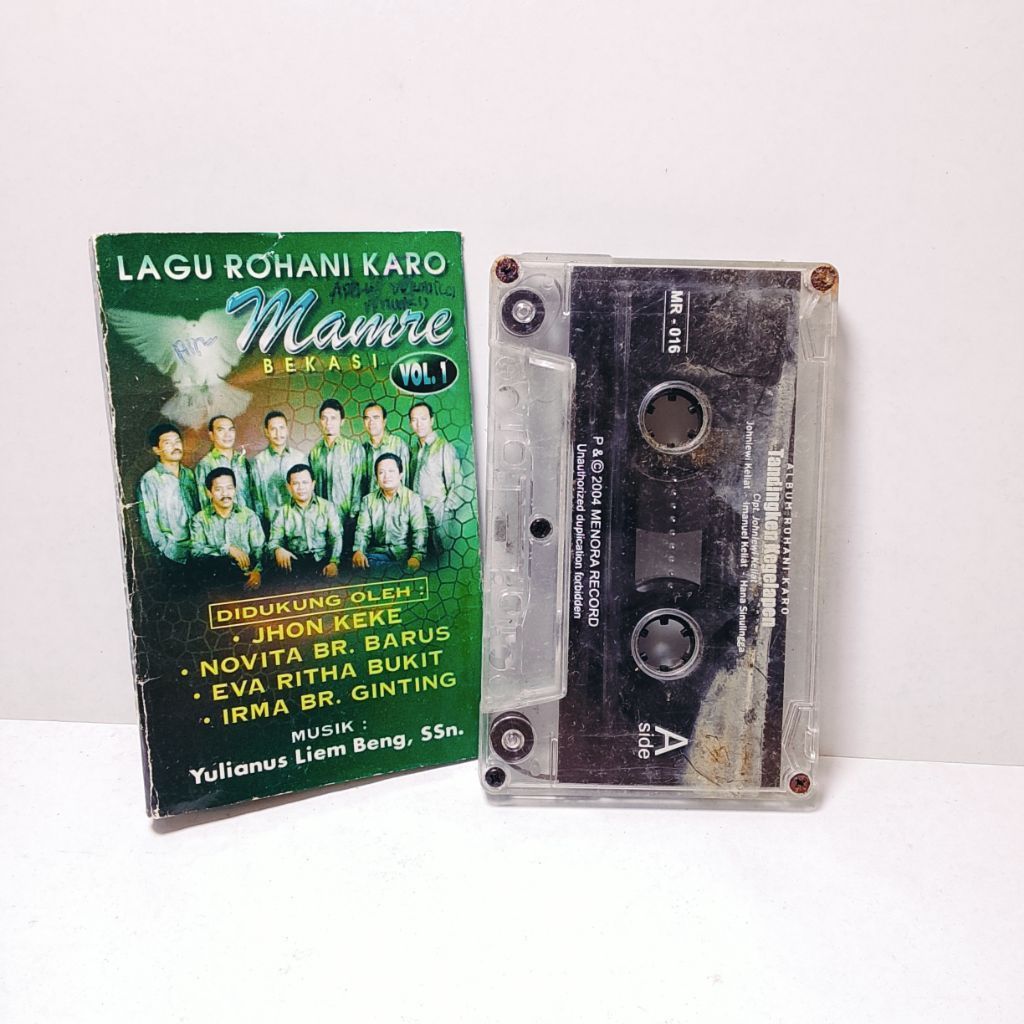 Kaset Pita Lagu Rohani Karo Vol. 1 - Jhon Keke, Novita Br. Barus, Eva Ritha Bukit, Irma Br. Ginting