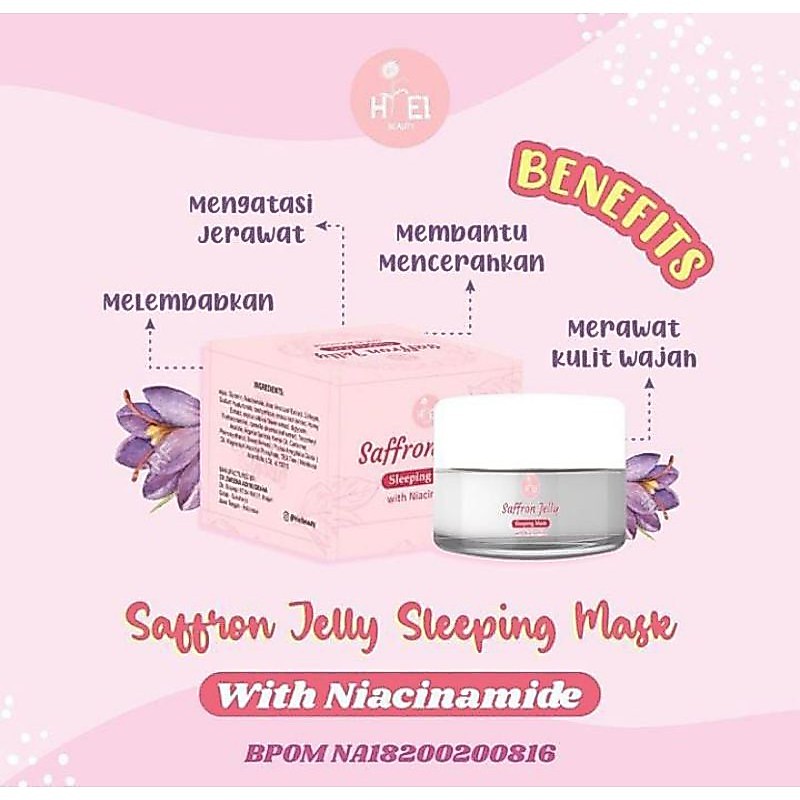 Saffron Jelly Sleeping Mask