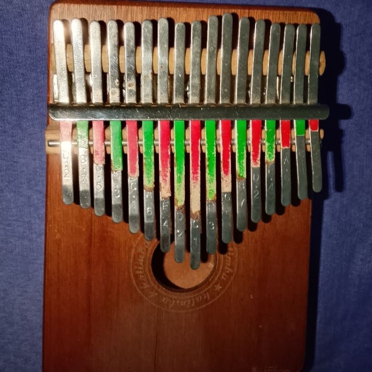 Kalimba 17 keys, preloved jarang dipakai