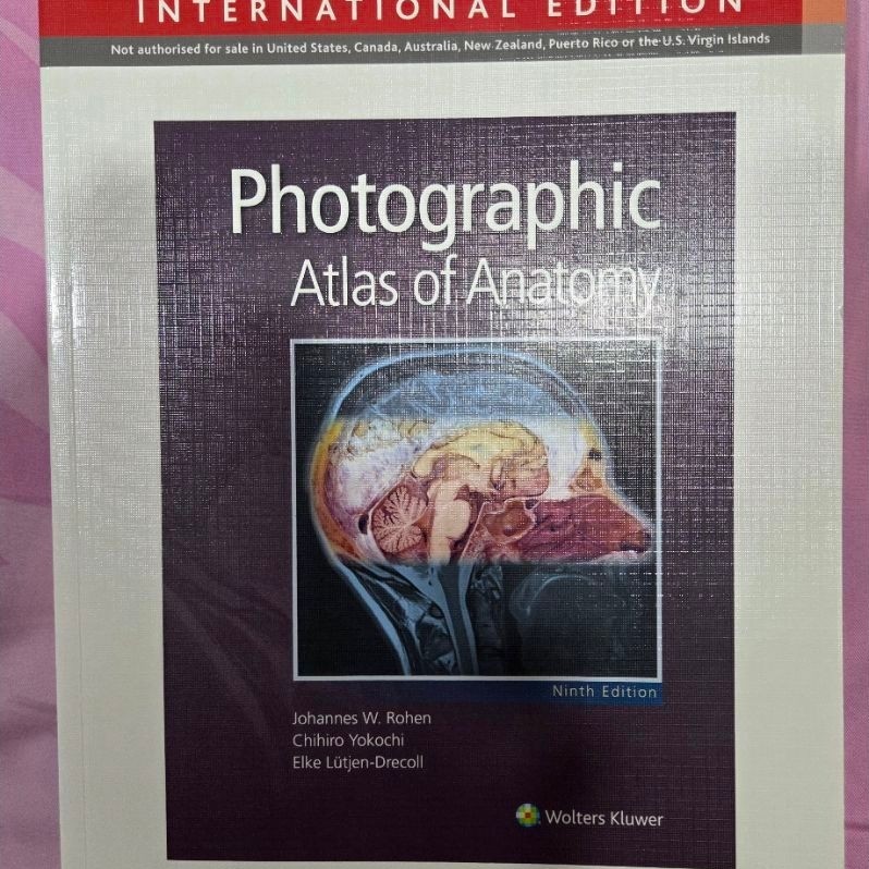 << PRELOVED >> ROHEN YOKOCHI Photographic Atlas of Anatomy 9th Edition Buku Original