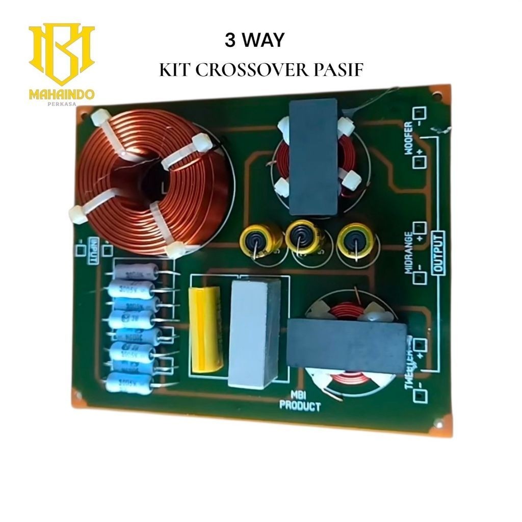 Kit Crossover 3 Way Pasif Untuk Amplifier Speaker Output