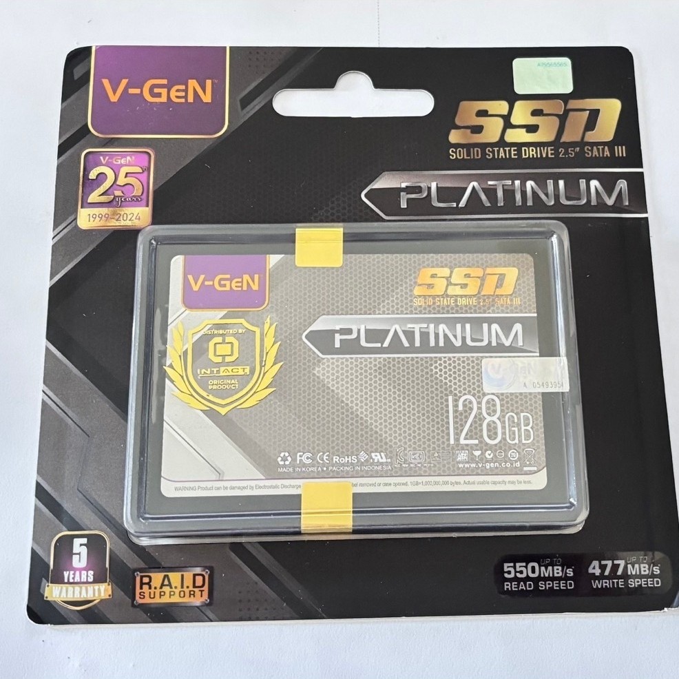 SSD VGEN PLATINUM 128GB GARANSI RESMI