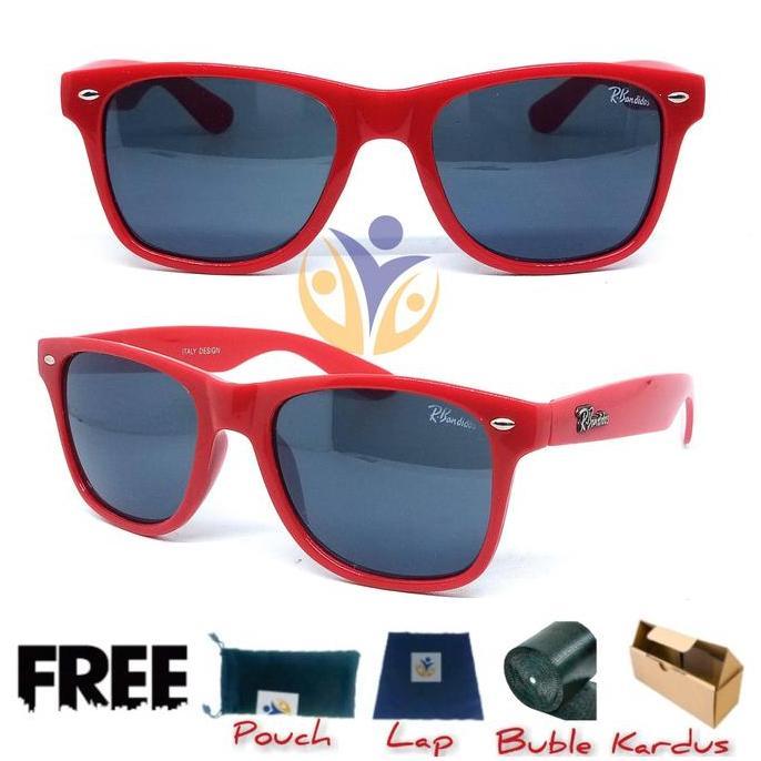 Kacamata merah putih wf classic anti uv400