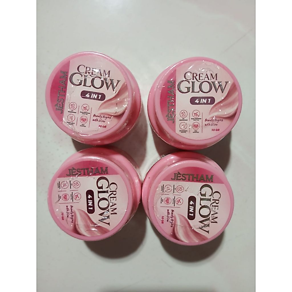 jestham READY STOK cream glow 4in1 siap kirim BPOM