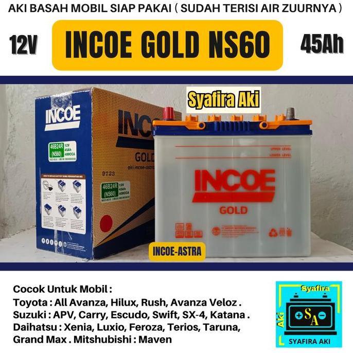 aki incoe gold ns60 12v-45ah