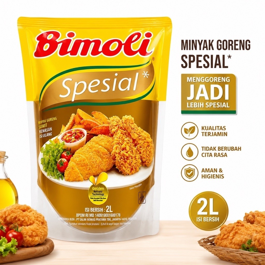 Minyak Goreng Bimoli Spesial 2 Liter