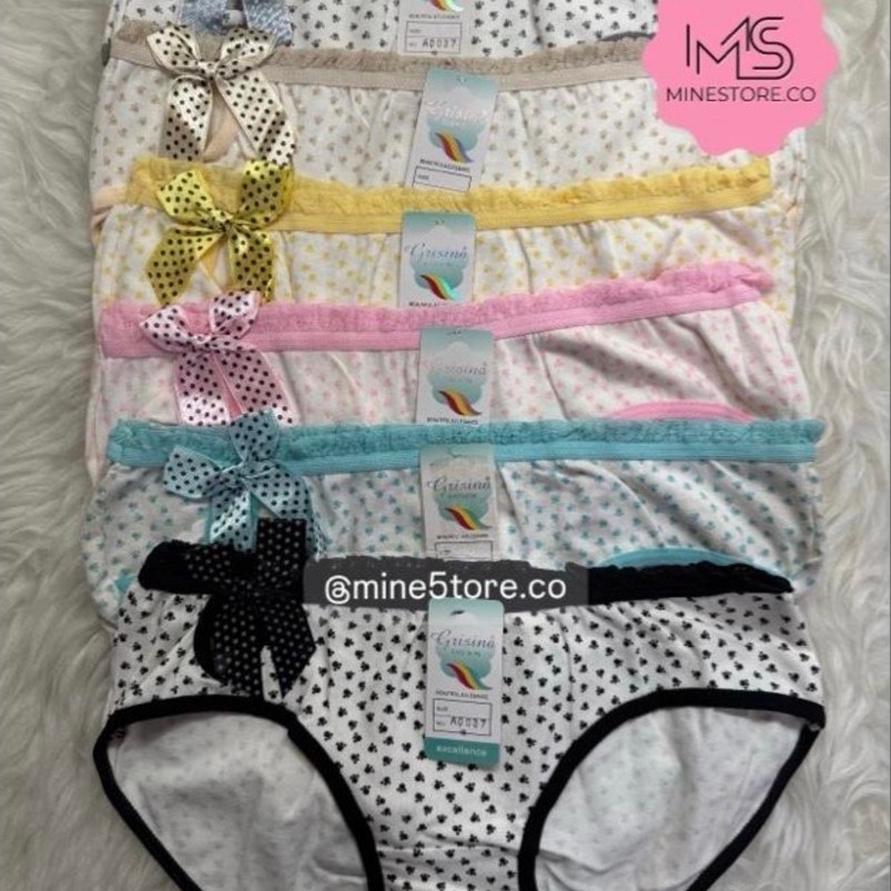 CELANA DALAM KATUN WANITA ANAK CEWEK ABG REMAJA | CD MOTIF KAKI PITA | CD MOTIF STAR