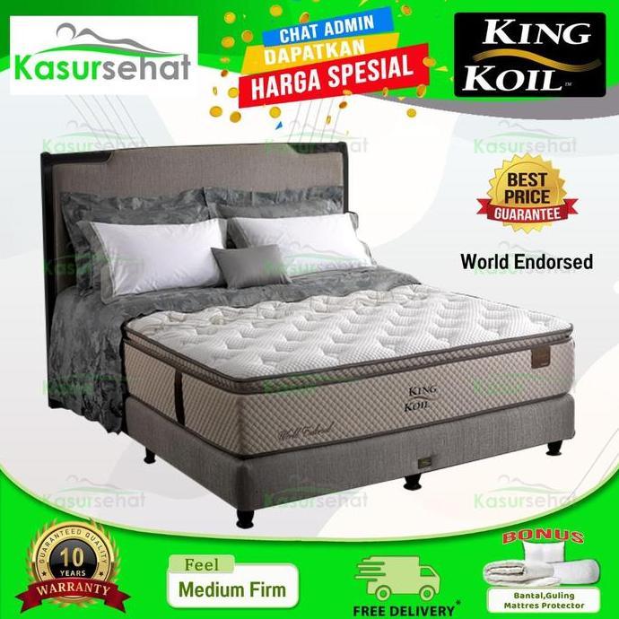 (Masterpiece) King Koil Springbed New World Endorsed -Kasur Saja 160 180 200 100 120