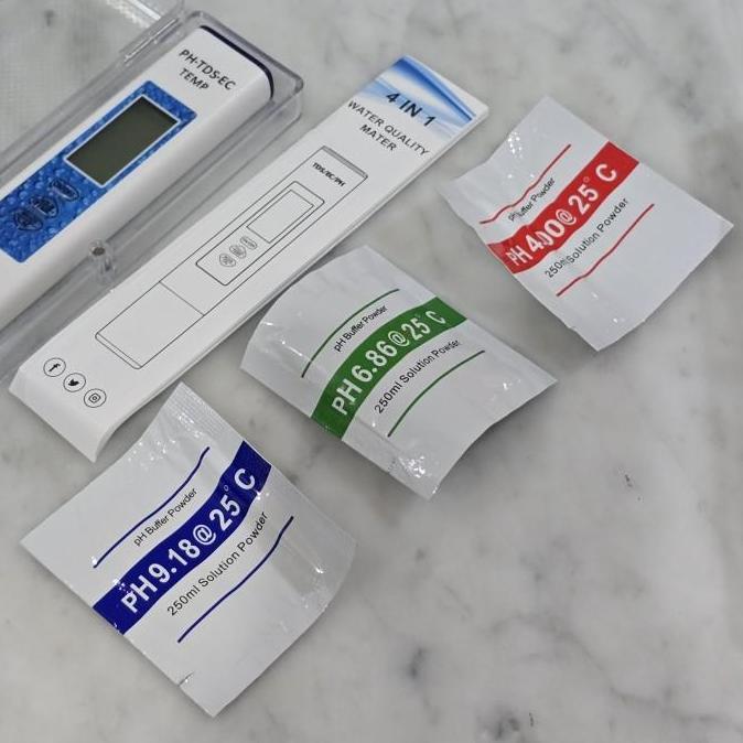 4 IN 1 PH METER WATER QUALITY TESTER PH/EC/TDS/TEMP DIGITAL WATER QUALITY METER