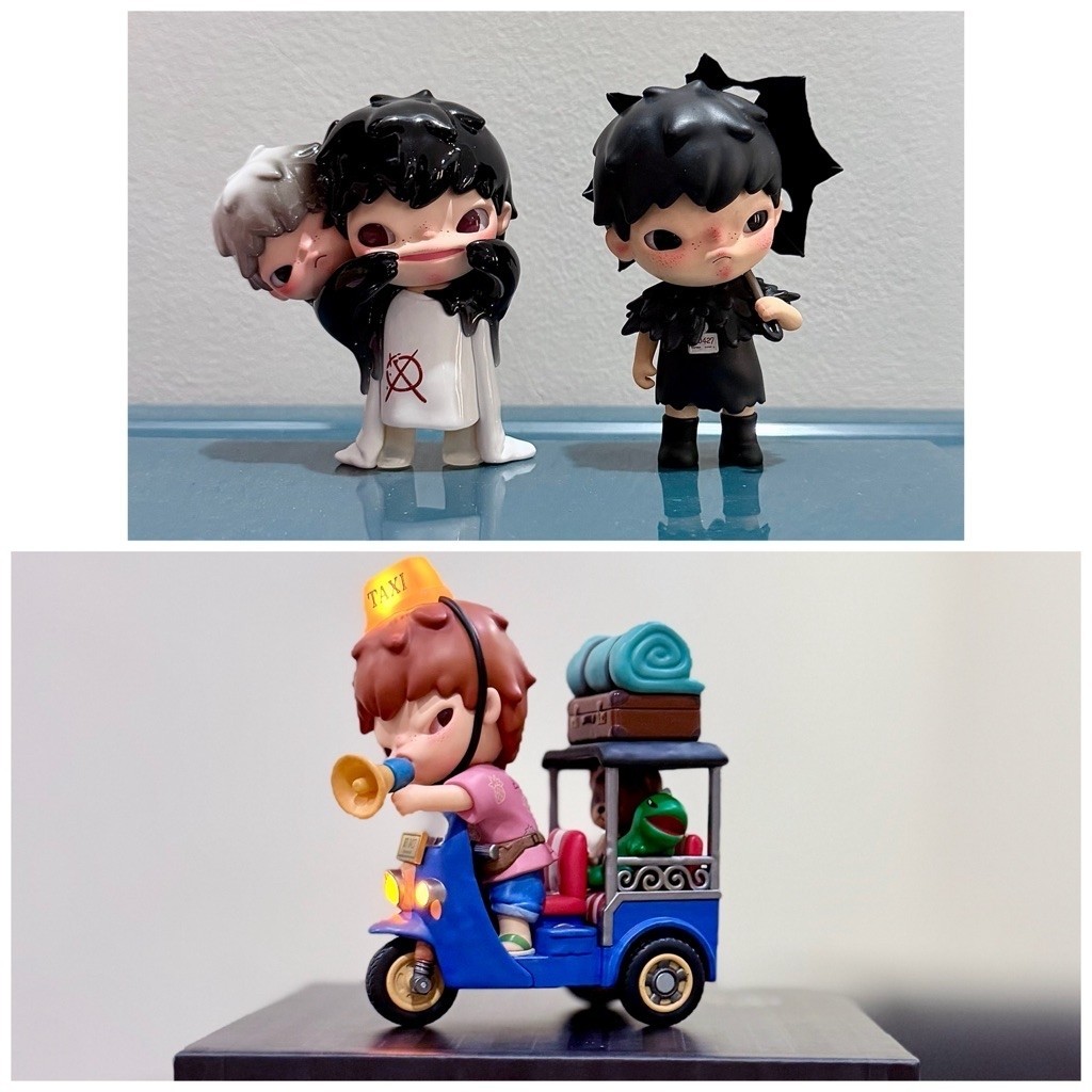 BACA DESKRIPSI Hirono Tuktuk, Hirono Simper, Hirono Fallen Angel Figure Original Popmart Murah