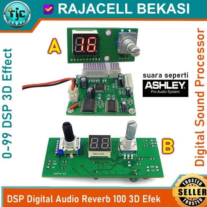 Dsp Digital Reverb 99 Sound Vocal Effect Audio Processor 3D Echo Mixer