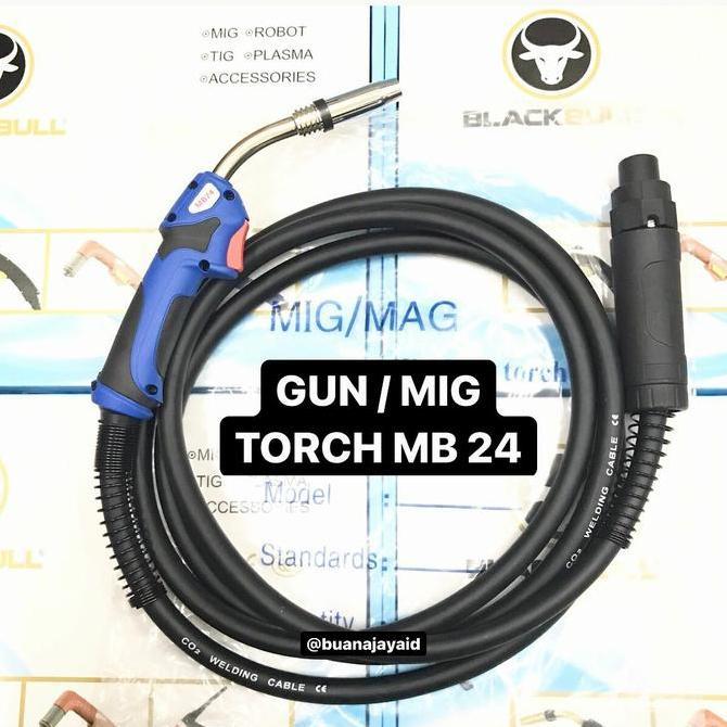 Stang Mig/Mig Torch Mb 24 Mb-24 Mb24 Panjang Kabel 3M Stang Gun Co Co2