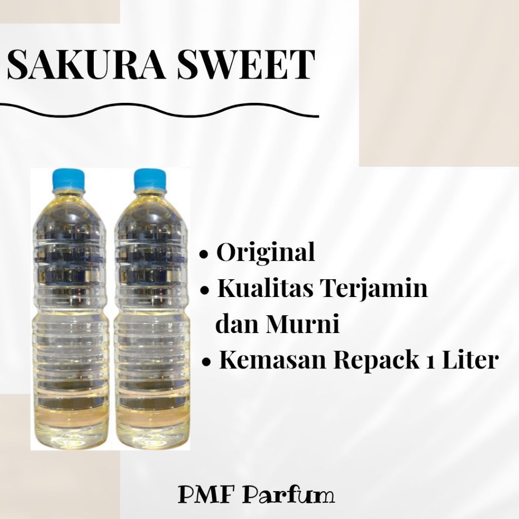 SAKURA SWEET Original Bibit Parfum Laundry UK. 1 Liter