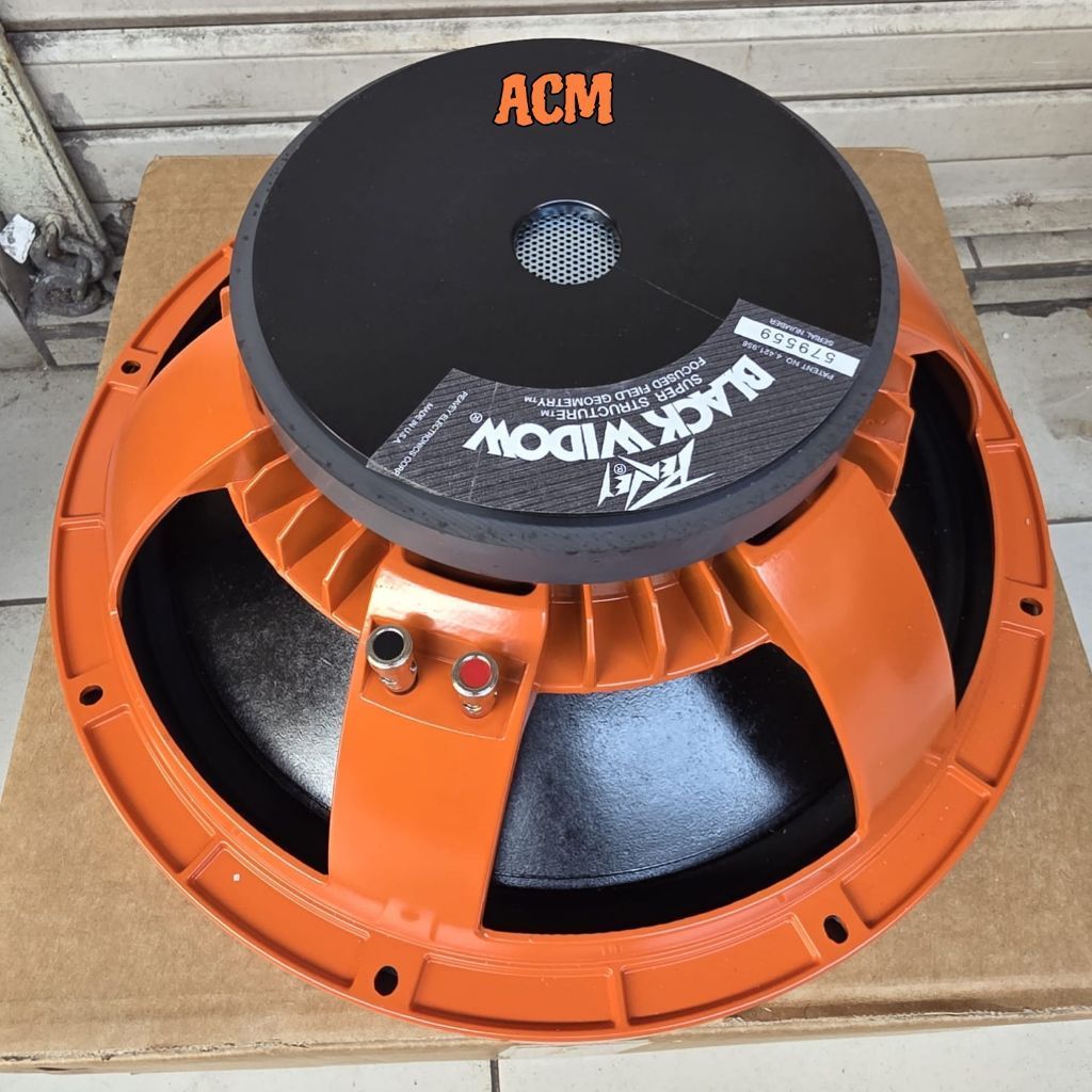 SPEAKER COMPONENT BLACK WIDOW ORANGE 15 INCH VC 3 INCH