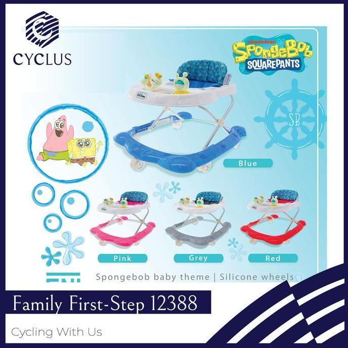 [Allthebest] Family Baby Walker Babywalker First Step FB 12388 Nickelodeon