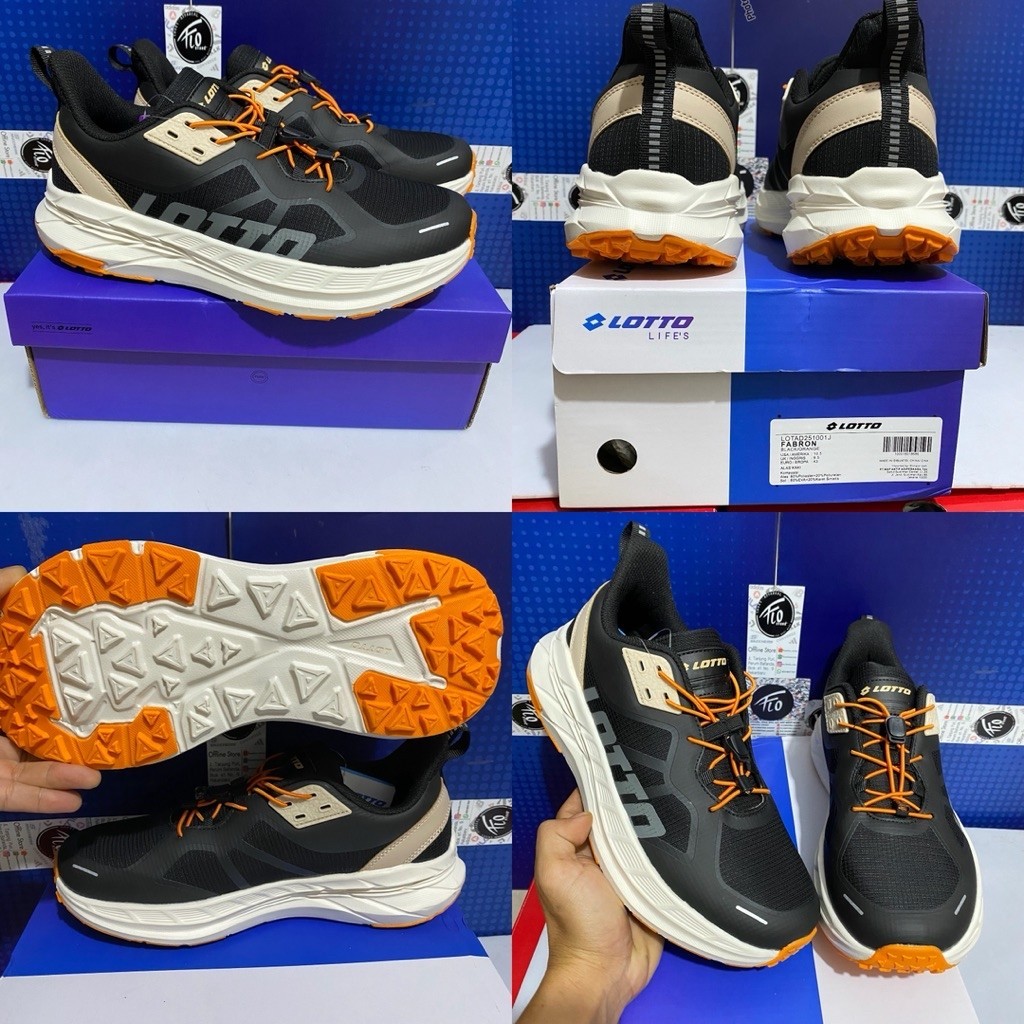 Sepatu Lotto Original Running Pria Men