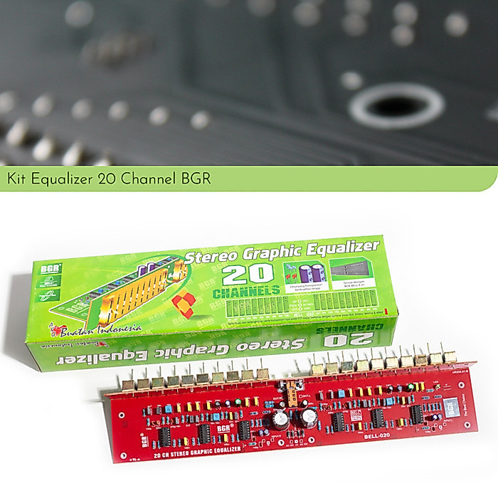 Kit Rakitan Equalizer Stereo 2x10 2 x 10 20 Channel E21 E 21 Bell