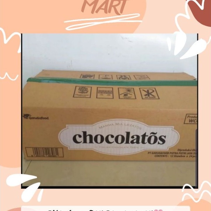 Chocolatos Wafer Roll 1 dus isi 12 box