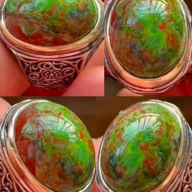 NATURAL CINCIN BATU NOGOSUI IJO BERCAK DARAH AJIB SUPER