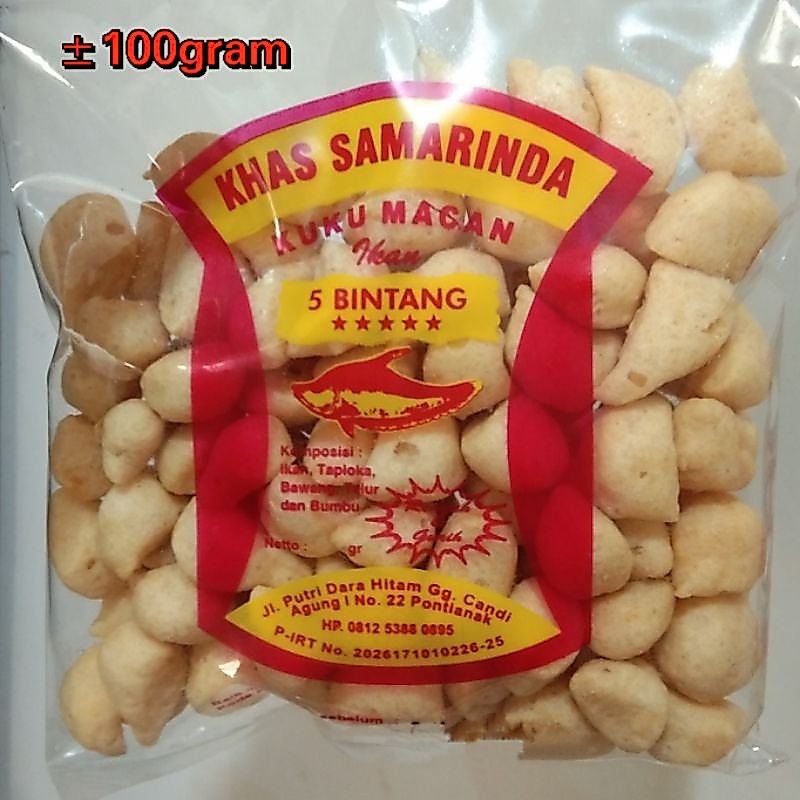 Amplang ikan Belida Khas Samarinda / Getas Ikan / Amplang Kuku macan / Amplang Ikan Belidak / Amplan