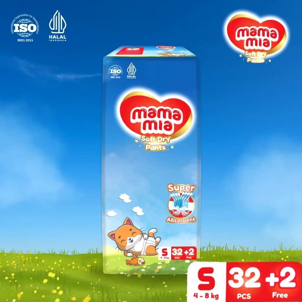 Mamamia Pants Popok Celana S32+2