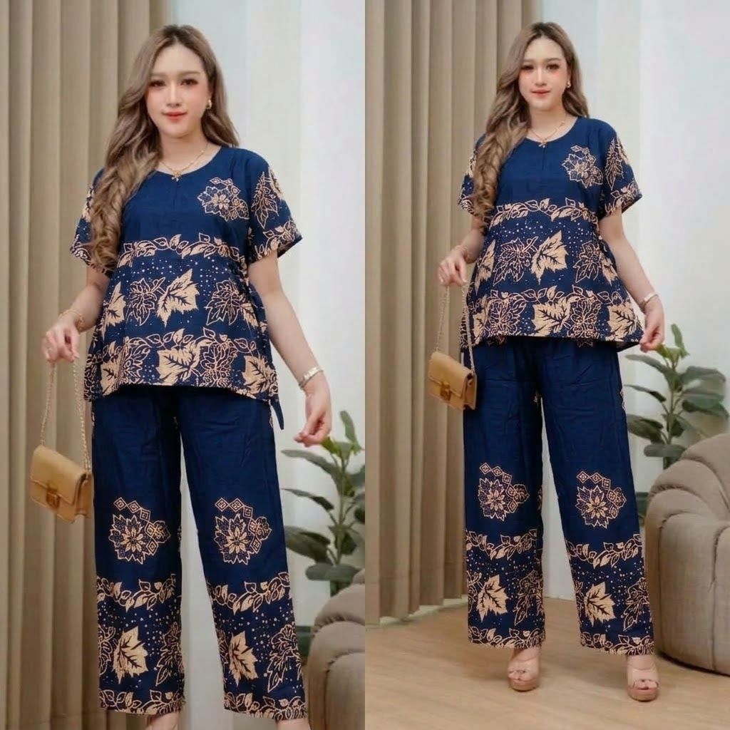 Setelan Wanita Rayon / Setelan Rayon Kancing Busui / Setelan Wanita Rayon Terkini