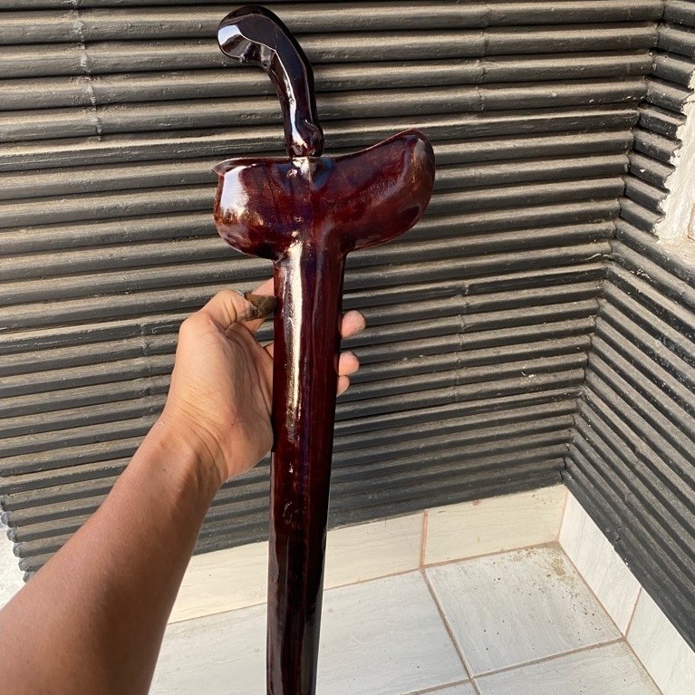 warangka gabelan iras panjang 41cm warangka minus cacat