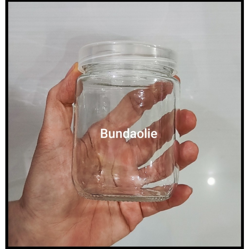 BUNDAOLIE Jar Kaca Tutup Putar MPASI Gelas Tutup