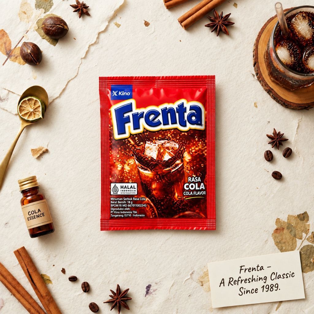 Frenta Minuman Serbuk Rasa Cola 10 Sachet