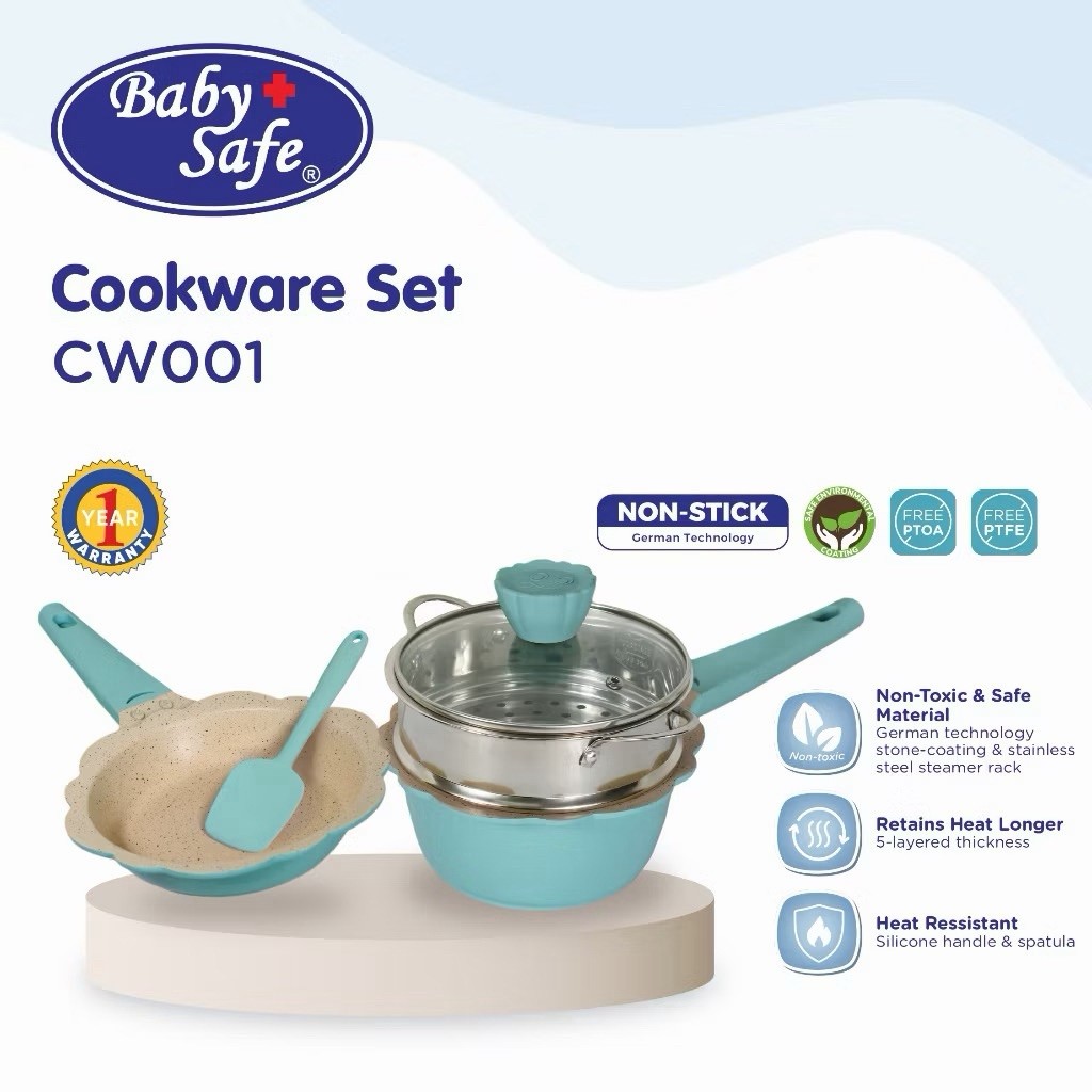 Baby Safe Baby Cookware Set/Alat Masak MPASI