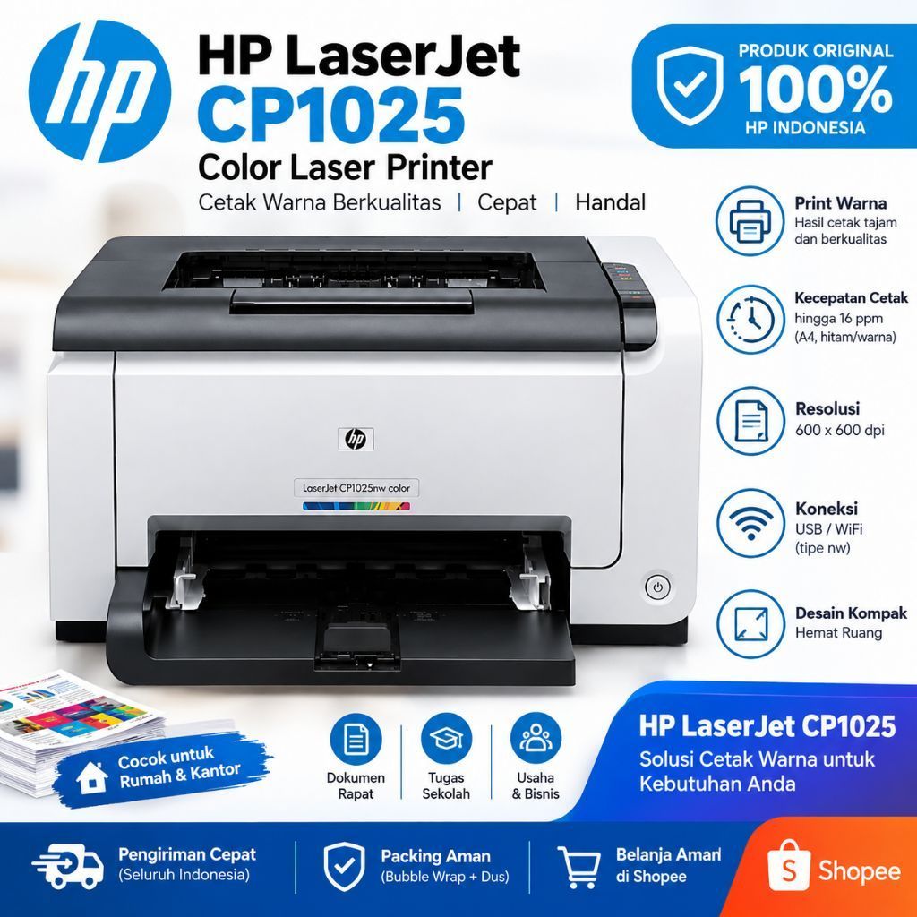 printer hp laser jet cp 1025
