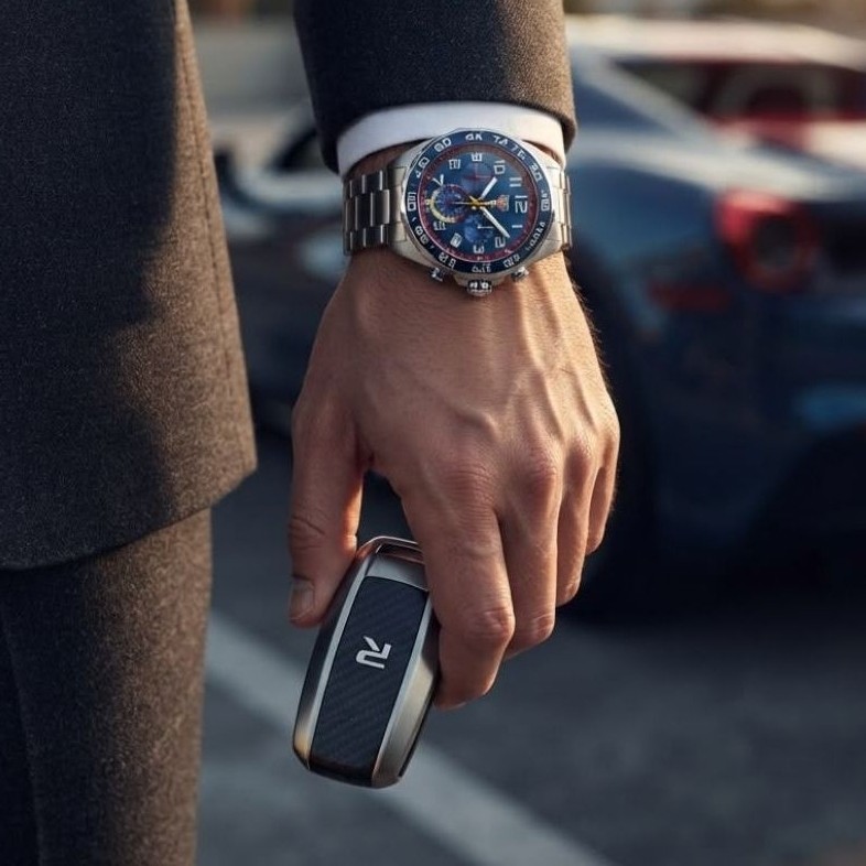 Jam Tangan Pria Rantai Chronograph THR Formula 1 Edition