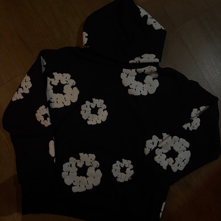 denim tears hoodie navy