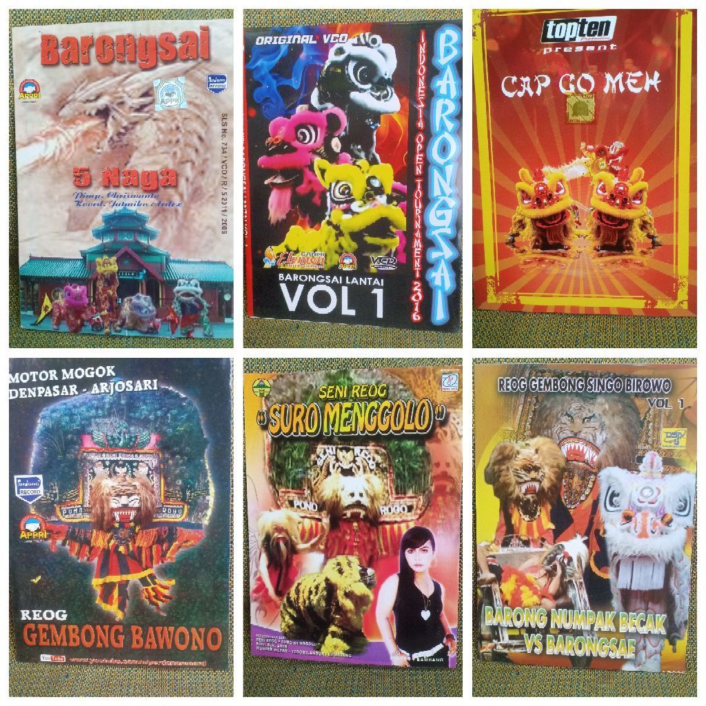 KASET VCD REOG & BARONGSAI RANDOM