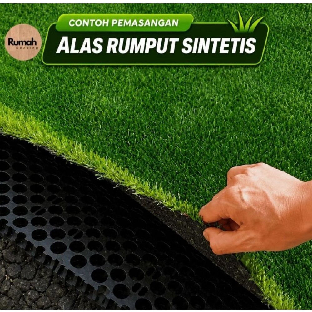 Drainase Rumput Sintetis - Tatakan Rumput Sintetis - Base Rumput Sintetis - Alas Rumput Sintetis