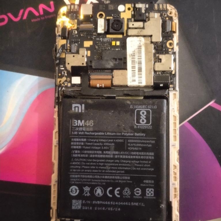 redmi note 3 ,copotan mesin, lcd minus tompel layak pakai