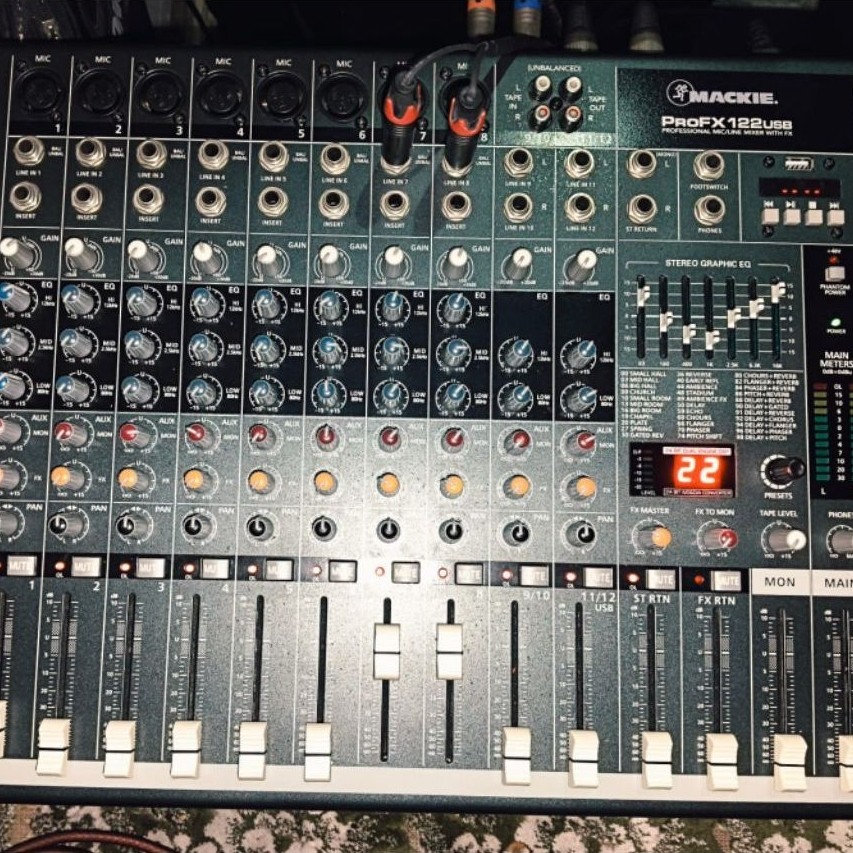 Audio Mixer Mackie Fx12Usb 12 Channel