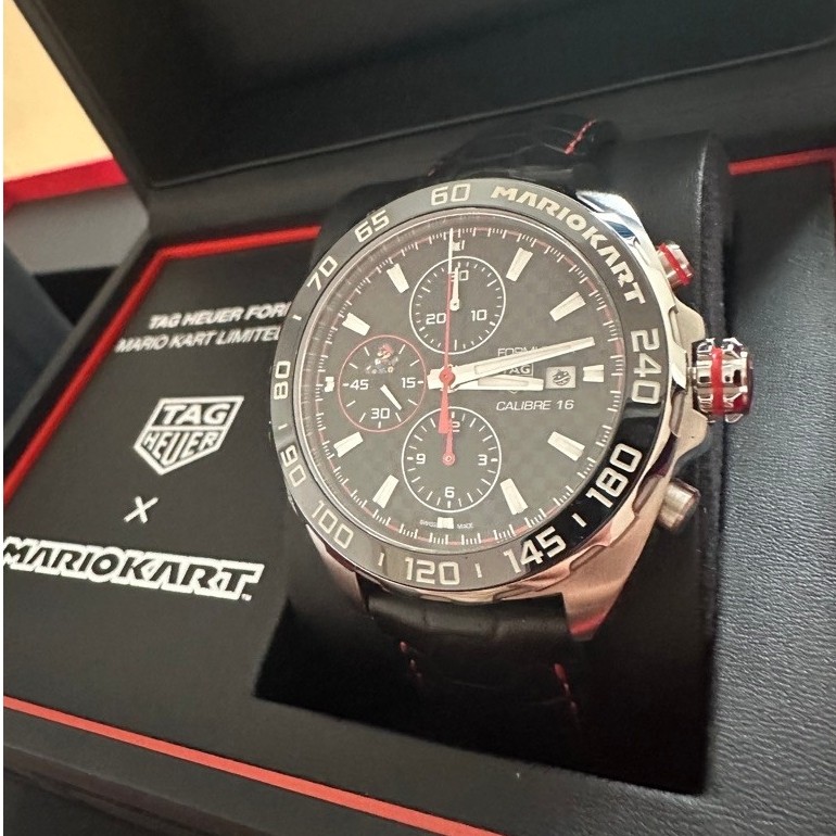 Jam Tangan Tag Heuer Formula 1 Calibre 16 x Mario Kart Limited Edition Analog