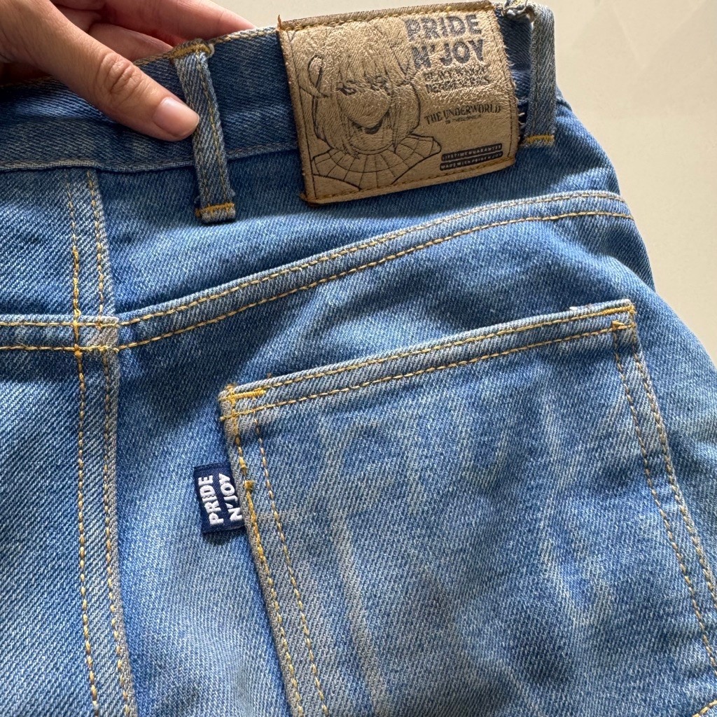 Pride n Joy ESHE 17oz Light Blue Raw Denim Selvedge Jeans PNJ