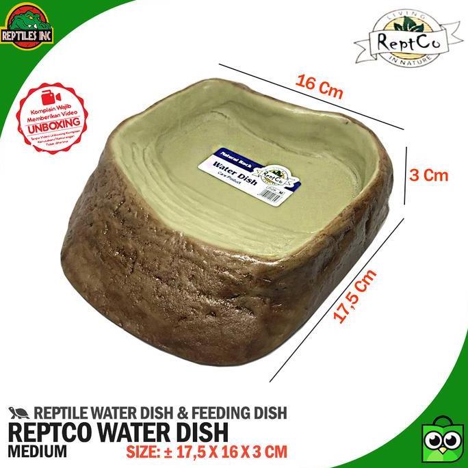 Reptco Water Dish M / Wadah Tempat Air Minum Reptil Hewan Kurakura