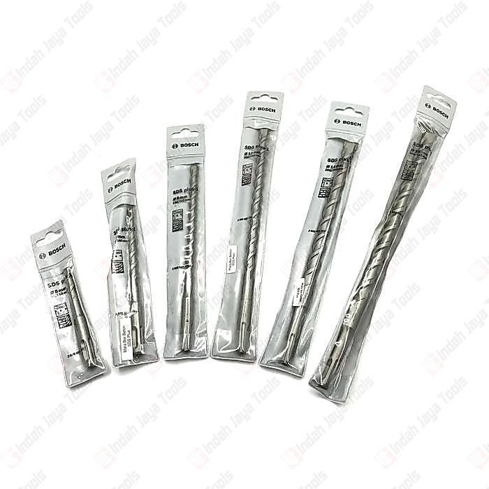 BOSCH SDS PLUS Mata Bor Beton 14 16 18 20 22 mm x 110 160 200 210 260 400 460 mm Tembok Hammer Drill