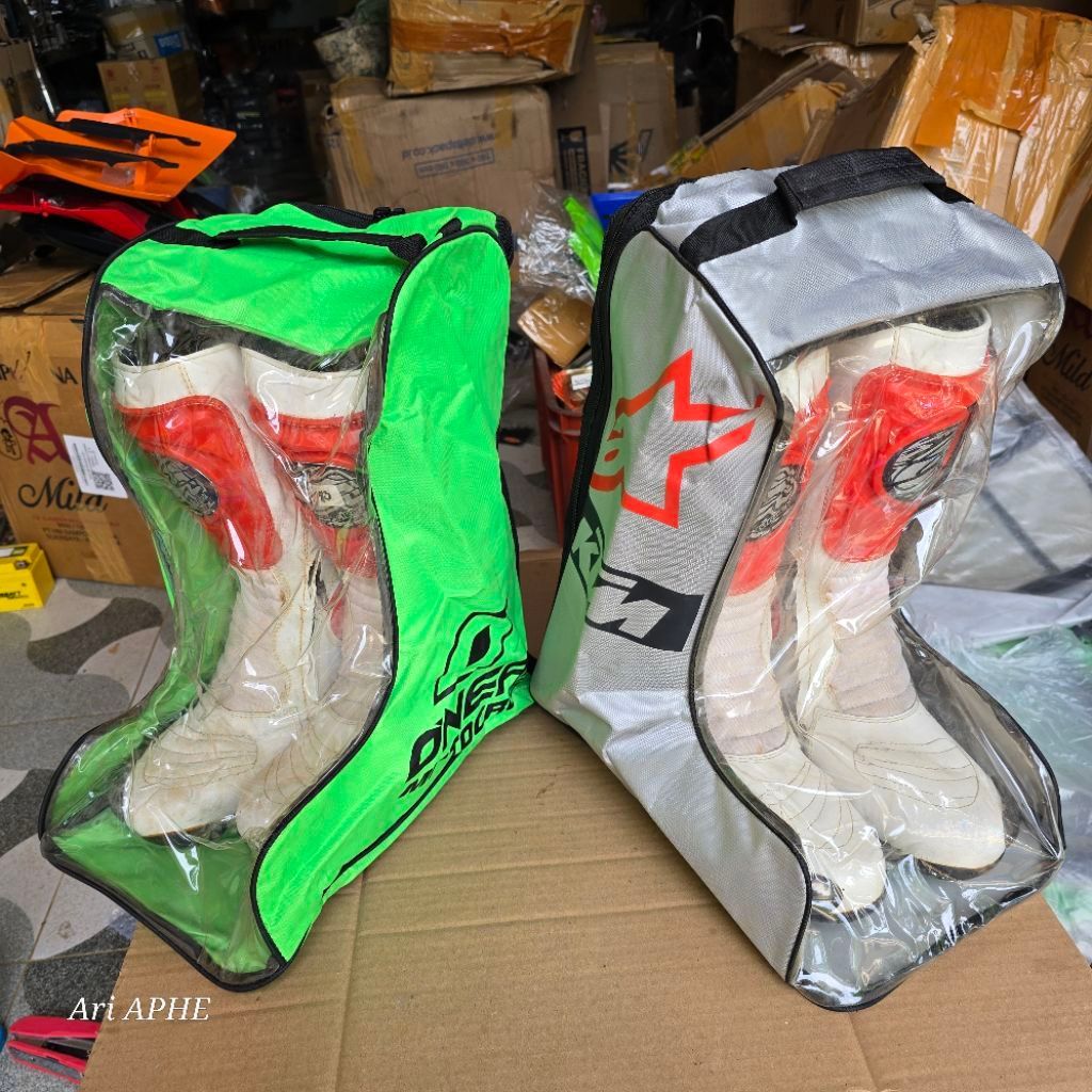 PROMO tas sepatu trail cross trabas logo ONEAL KTM